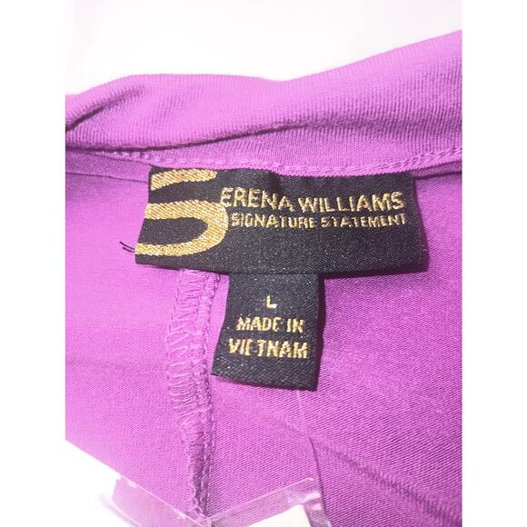 Serena Williams Signature Statement Batwing Cardigan NWT Purple Women Large Gift - Picture 4 of 5